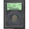 1853 10C Arrows MS62 PCGS. Sharply struck with no wear and only slight blemishes, this Mint State sp