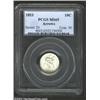 Image 1 : 1853 10C Arrows MS65 PCGS. A solid white coin with no distracting marks. This would be a perfect can