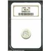 1858 10C MS65 NGC. Although Greer (1992) assigns this issue an overall rarity ranking of R.1, the on