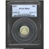 Image 1 : 1870 10C MS64 PCGS. The 8 in the date appears to be lightly repunched west. A nicely struck near-Gem