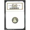 Image 1 : 1875 10C PR66 Cameo NGC. Ex: P. Kaufman. By 1875, the Mint's plans to return silver coinage to gener