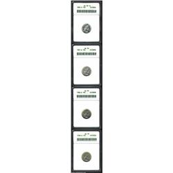 1892-S 10C AU58 PL ANACS, lightly abraded throughout, the flashy prooflike surfaces of this well str