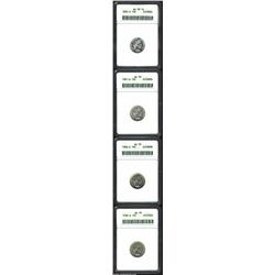 1892-S 10C AU58 PL ANACS, lightly abraded throughout, the flashy prooflike surfaces of this well str