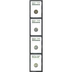 1903-O 10C--Scratched--ANACS, UNC Details, Net AU 55, boldly struck and lustrous, there is mottled g