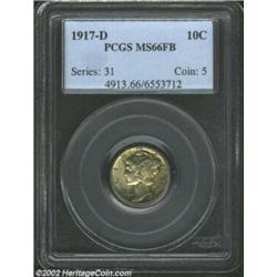 1917-D 10C MS66 Full Bands PCGS. This is one of the finest pieces of this issue we have handled in q