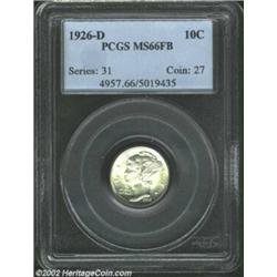 1926-D 10C MS66 Full Bands PCGS. This is a lower mintage (6.8 million pieces) branch mint Dime from.