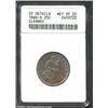 Image 1 : 1866-S 25C--Cleaned--ANACS. XF Details, Net VF20. A worthwhile example of this scarce S-mint issue,.