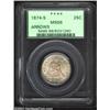 Image 1 : 1874-S 25C Arrows MS66 PCGS. Because of the discovery of a small hoard of 1874-S Quarters in a West.