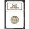 1875 25C MS65 NGC. A very attractive, fully frosted specimen worthy of inclusion in any collection,.