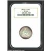 1876-S 25C MS64 NGC. The margins have bright golden-brown and navy-blue patina. A well struck near-G