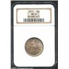 1877 25C MS67 NGC. The 1877 is among the more plentiful Motto Seated Quarters, but Briggs (1991) sta