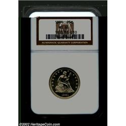 1881 25C MS66 NGC. Business strike Quarter production amounted to just 12,000 pieces in 1881, all of