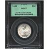 Image 1 : 1882 25C MS67 PCGS. Briggs 1-A. We have handled more proof Seated Quarters of this date than busines