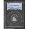 Image 1 : 1871 25C PR64 Deep Cameo PCGS. Briggs 1-A. Writing in 1991, Larry Briggs (The Comprehensive Encyclop