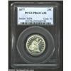 Image 1 : 1877 25C PR63 Cameo PCGS. This piece has frosted devices, and brilliant fields, and is very scarce a