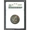 Image 1 : 1896 25C PR62 ANACS. Deeply mirrored, most of each side is brilliant except for a band of deep russe