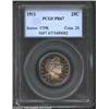 Image 1 : 1911 25C PR67 PCGS. With solid technical merits and pleasing, original toning, this specimen strikin