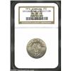 Image 1 : 1916 25C MS65 Full Head NGC. The obverse is framed in pale golden-orange toning while similar shades