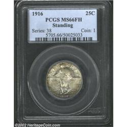 1916 25C MS66 Full Head PCGS. Formerly sold as lot 5630 in our 2002 February Long Beach Sale, where.