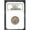 Image 1 : 1917 25C Type One MS65 Full Head NGC. With a uniform gray-amber patina and satin finish surfaces, th