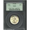 Image 1 : 1923 25C MS65 PCGS. This specimen possesses fully lustrous and attractive surfaces.From the Collecti