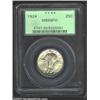 Image 1 : 1924 25C MS66 Full Head PCGS. A classy Gem, with outstanding luster and satiny well preserved surfac