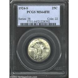 1924-S 25C MS64 Full Head PCGS. The striking definition on this coin is really quite remarkable for.