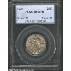 1926 25C MS66 Full Head PCGS. A high grade and nearly flawless example of this popular type issue. T