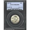 Image 1 : 1927-D 25C MS64 Full Head PCGS. An untoned example of this low mintage issue and strongly struck on.