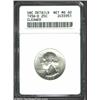 1936-D 25C--Cleaned--ANACS. Unc Details, Net MS60. Brilliant but somewhat dull from cleaning but ver