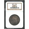 Image 1 : 1810 50C AU58 NGC. O-103, R.2. Rich champagne-gray and orange-copper colors compete for dominance on