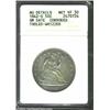 1842-O 50CSmall Date, Reverse of 1842--Corroded, Tooled, Whizzed--ANACS. AU Details, Net VF30. Most.