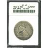 1844-O 50C Doubled Date XF45 ANACS. FS-001, WB-103. This variety is technically a repunched date, as