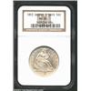 1853 50C Arrows and Rays MS65 NGC. The 1853 is a desirable one-year type Seated Half Dollar with arr