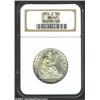 1854-O 50C Arrows MS62 NGC. Untoned save for a few flecks of steel-blue peripheral color, with excel