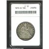 1870-CC 50C Fine 12 ANACS. L and TY in LIBERTY are clear, while the motto IN GOD WE TRUST is bold. T