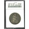 1873-CC 50C Arrows Fine 12 PCGS. Ex: Berlinghoff. WB-103. Large Mintmark. A totally natural example,