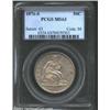 Image 1 : 1876-S 50C MS63 PCGS. This is an attractive example with slightly subdued luster, sharp strike and a