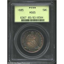 1885 50C MS65 PCGS. The beginning collector armed with only a copy of the Guide Book might be tempte