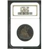 Image 1 : 1859 50C PR67 NGC. There are at least three different die marriages of the proof 1859 Seated Half. T