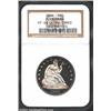 Image 1 : 1864 50C PR66 Deep Cameo NGC. Ex: P. Kaufman. In the 1993 book The Complete Guide to Liberty Seated.