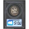 Image 2 : 1866 50C PR66 PCGS. Ex: Benson. The toning that graces the peripheral areas of this razor sharp Gem.