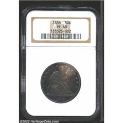 1888 50C PR68 NGC. Any high grade 1888 proof Half Dollar is important as this issue is scarcer than.