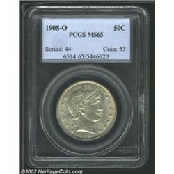 1908-O 50C MS65 PCGS. The 1908-O is a curious issue. Some 5.3 million pieces were produced and yet,.