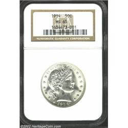 1914 50C MS65 NGC. Seldom do one of our Signature Sales include a business strike example of this im