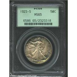 1923-S 50C MS65 PCGS. The 1923-S is an isolated Half Dollar issue in the early to mid 1920s that und