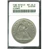 Image 1 : 1872-CC S$1--Cleaned--ANACS. Fine Details, Net VG8. Perhaps a couple hundred representatives of this