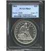 Image 1 : 1864 S$1 PR63 PCGS. This Select BU survivor alternates between brilliant and lightly patinated appea
