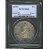 Image 1 : 1873-S T$1 MS63 PCGS. The 1873-S is a very scarce and highly respected issue in the Trade Dollar ser