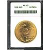 1928 $20 MS63 ANACS. Free of copper spots and distractions. Important notice: We expect to be auctio